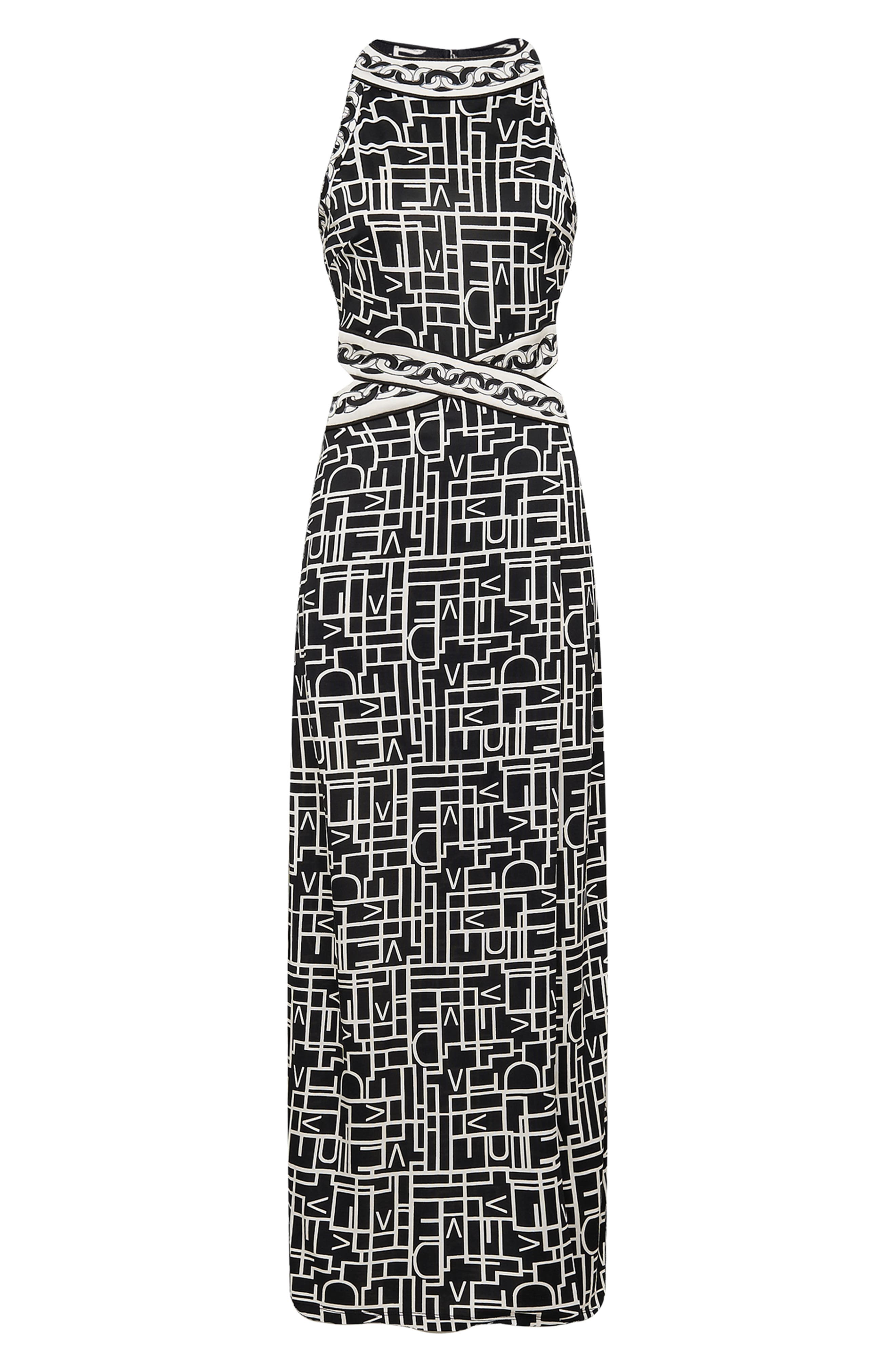 DVF Zeus Logo Print Dress (Women) | Nordstrom