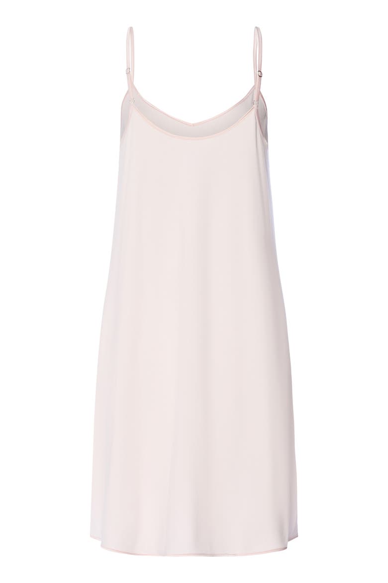 Cotton & Silk Spaghetti Gown, Alternate, color, HONEYDEW