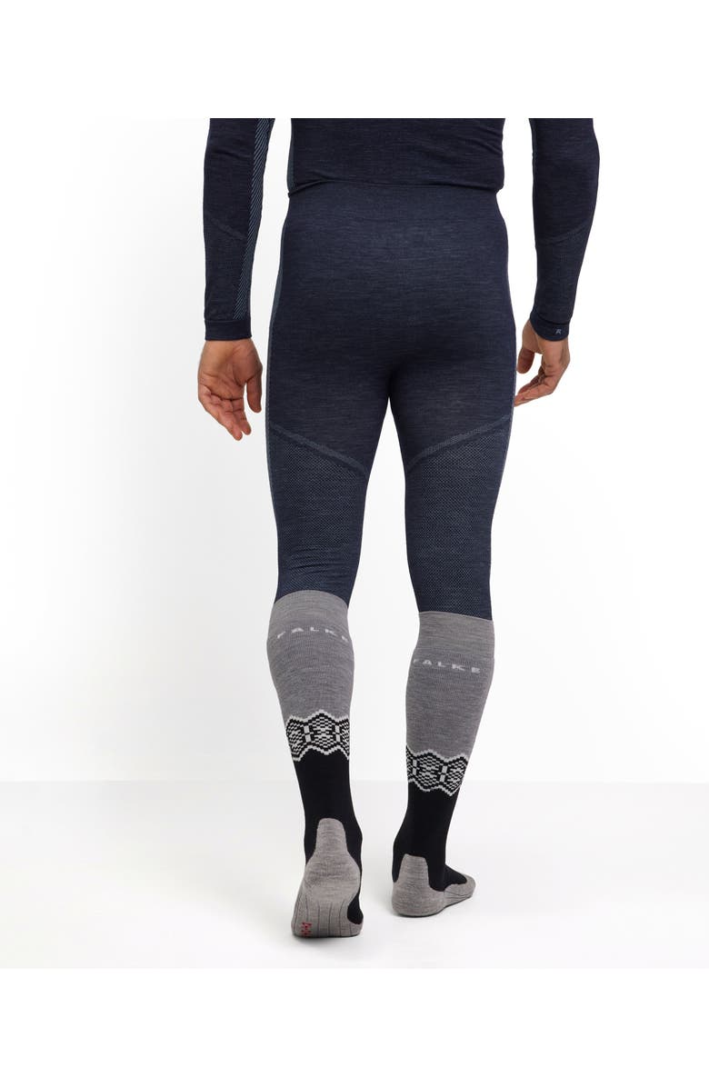 Falke Wool Tech 3/4 Trend Base Layer Bottom, Alternate, color, Space Blue