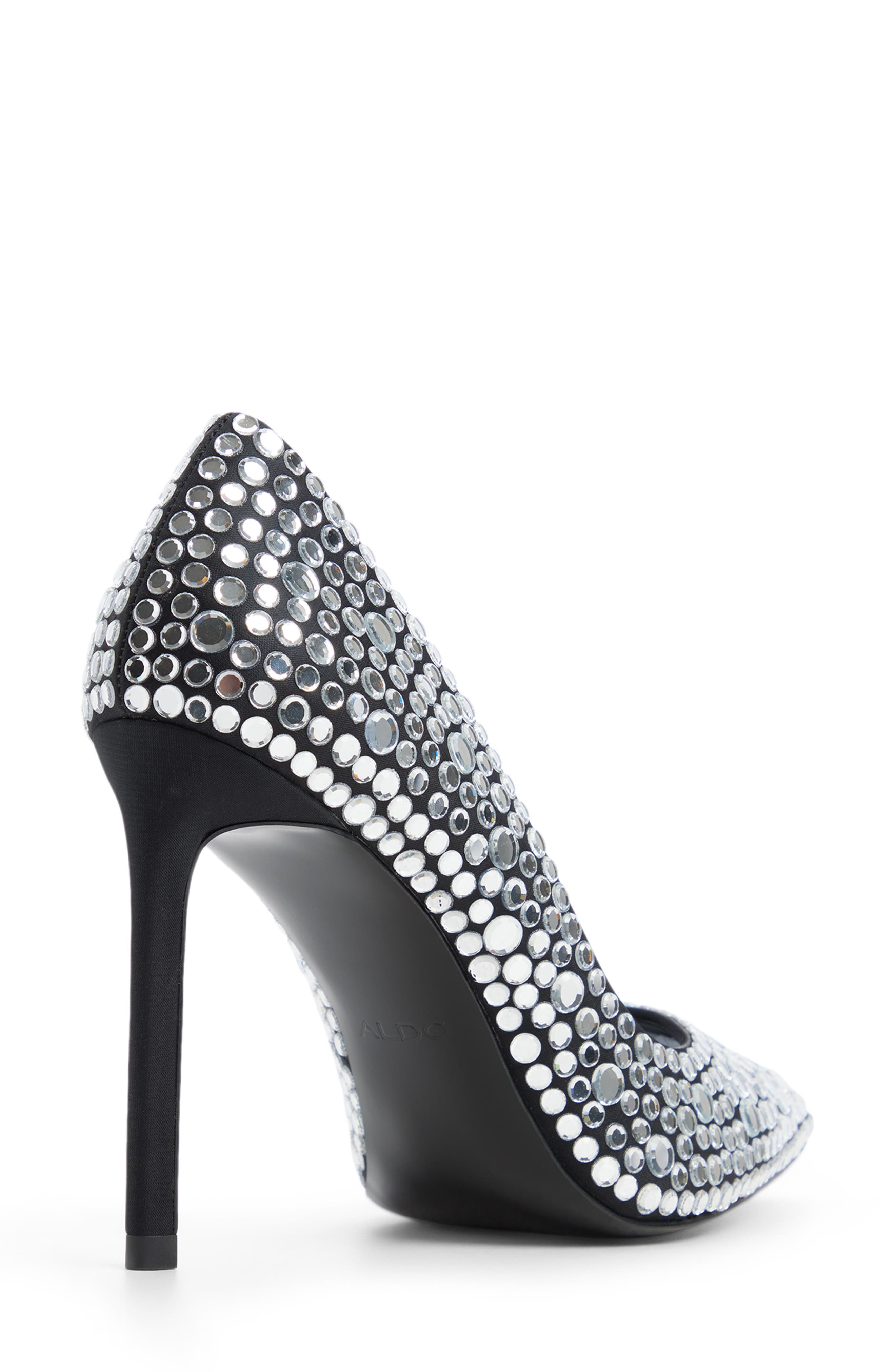 Stessy 2.0 Crystal Pointed Toe Pump, Alternate, color, BLACK OVERFLOW