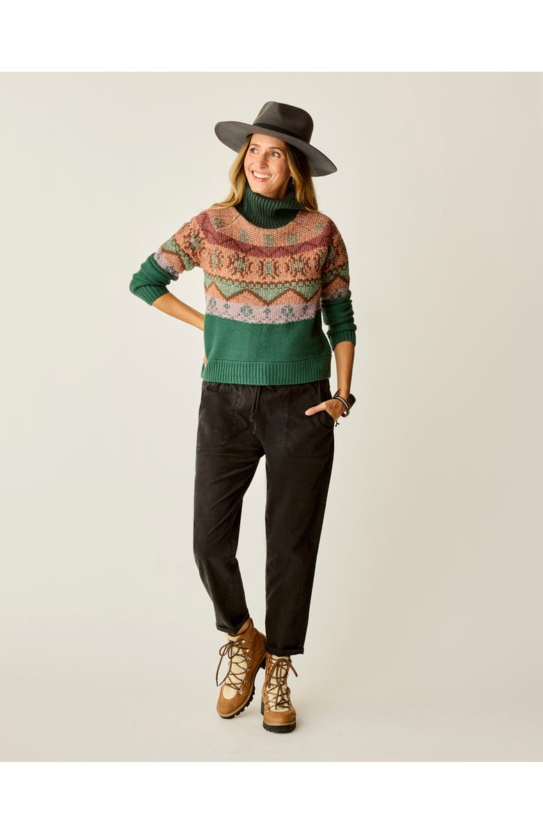 Carve Designs Neve Fairisle Turtleneck, Alternate, color, 