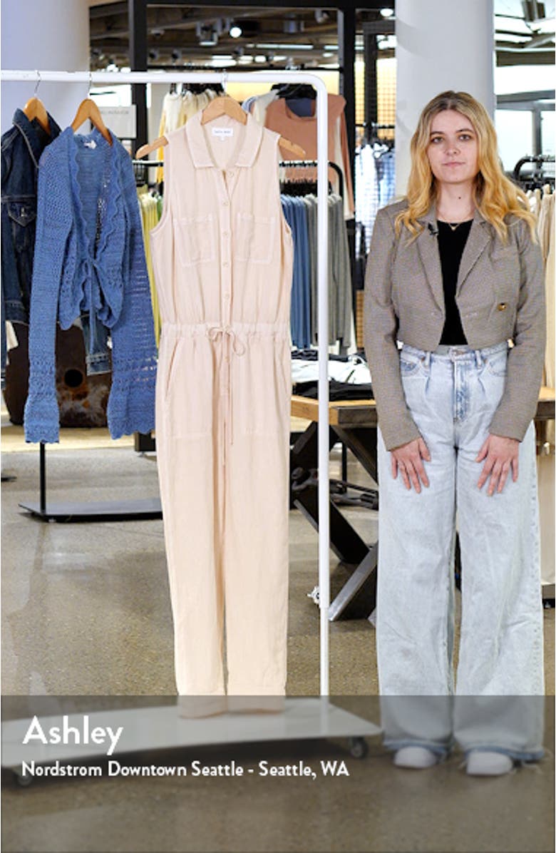 Sunday Sleeveless Pocket Jumpsuit, sales video thumbnail