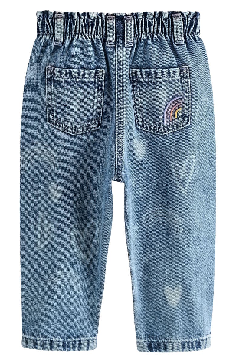 NEXT Kids' Hearts & Rainbows Jeans, Alternate, color, 