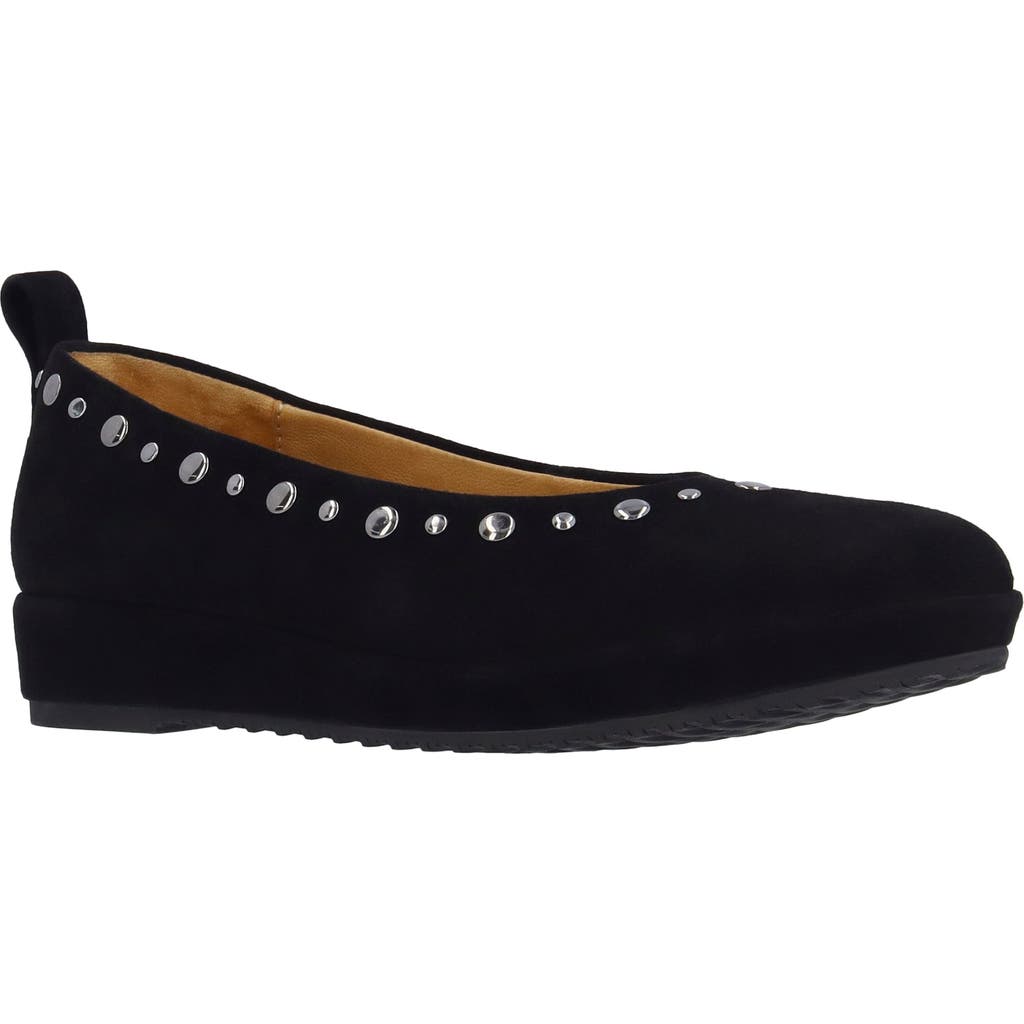 L'amour Des Pieds Cerenza Skimmer In Black