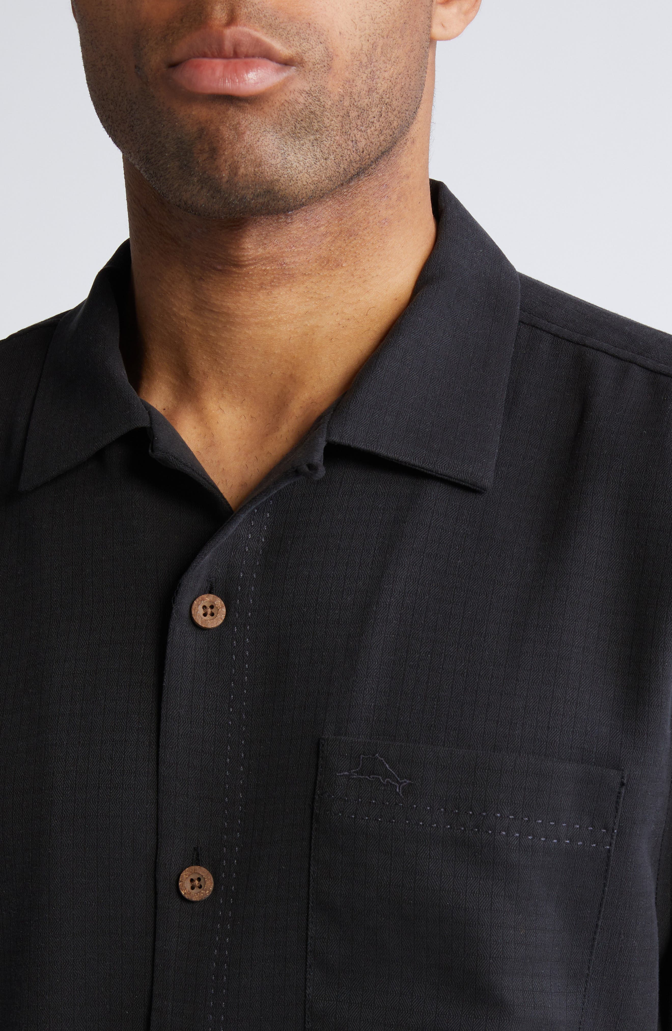 Мужские Tommy Bahama Coastal Breeze Silk Blend Button-Up Shirt — фото 2
