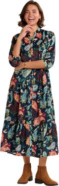 Brakeburn Estrella Sculpted Collar Maxi Dress