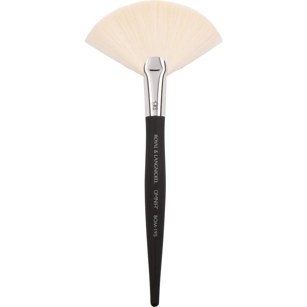 OMNIA Brush Pro Large Fan Makeup Brush in Black  product
