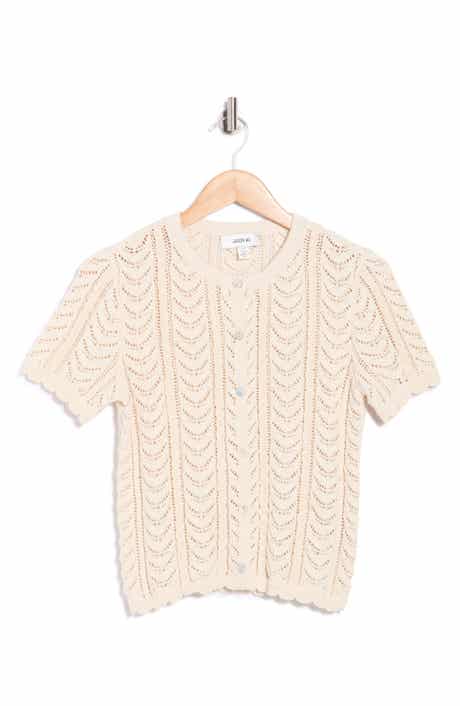 JASON WU Pointelle Lace Cardigan