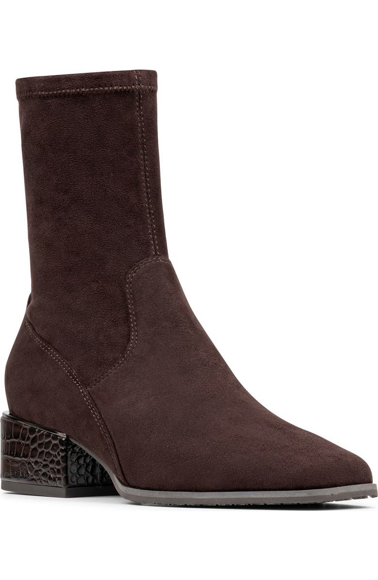 Donald Pliner Ashera Bootie, Main, color, Dark Brown