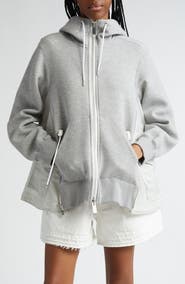 Sacai MA-1 Side Gusset Sponge Hoodie