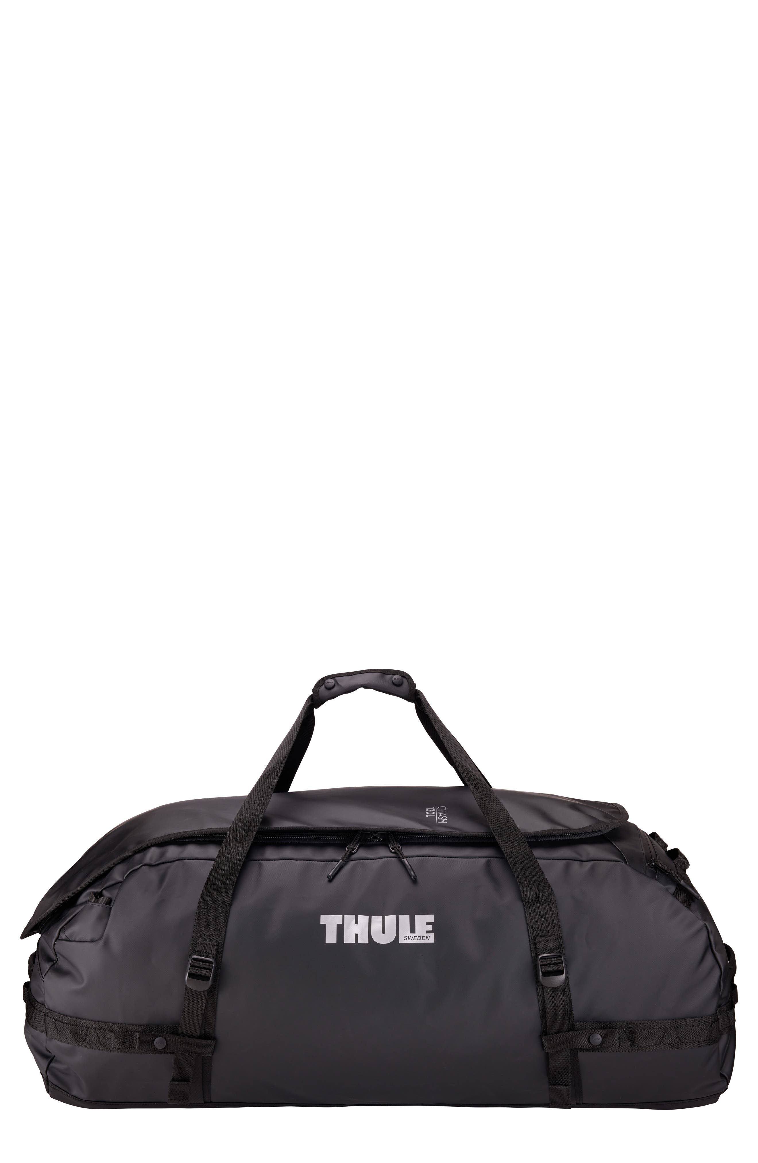 Thule Chasm 130-Liter Convertible Duffle Bag, Main, color, Black