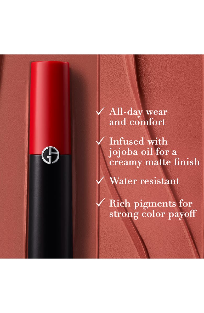 ARMANI beauty Lip Power Long Lasting Matte Lipstick, Alternate, color, 207