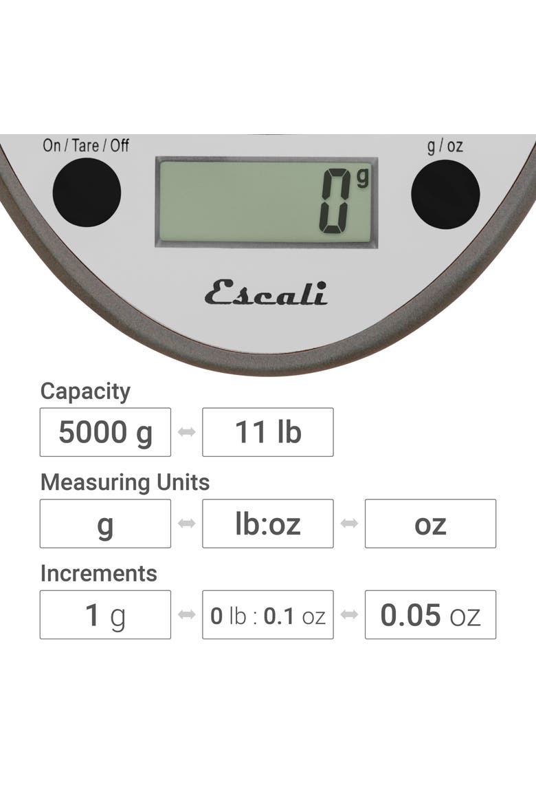 Primo Digital Scale, Alternate, color, Metallic