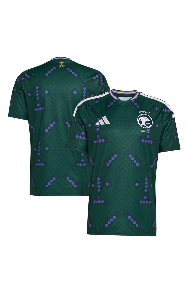 adidas Men's adidas  Green Saudi Arabia National Team FIFA x World Cup 2026 Home Replica Jersey, Main, color, Green