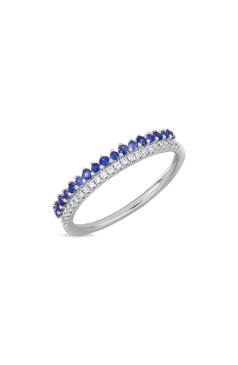 Bony Levy El Mar Diamond & Blue Sapphire Statement Ring, Main, color, Blue