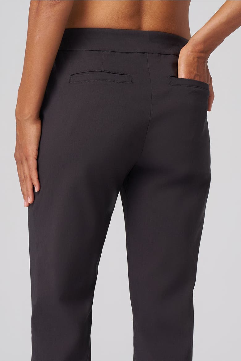 Structured Stretch Cuffed Tapered Pant, Alternate, color, Carbon