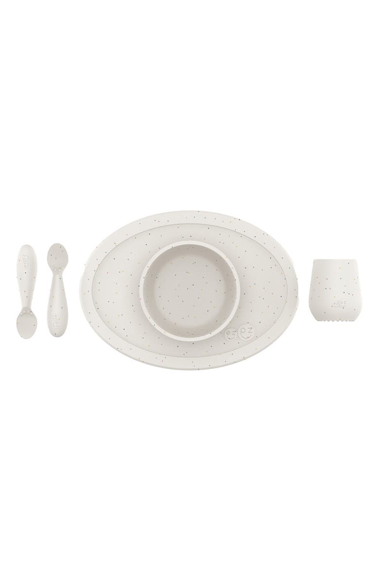 ezpz First Foods Baby-led<sup>™</sup> Spoons, Suction Bowl & Cup Set, Main, color, Confetti (Exclusive)