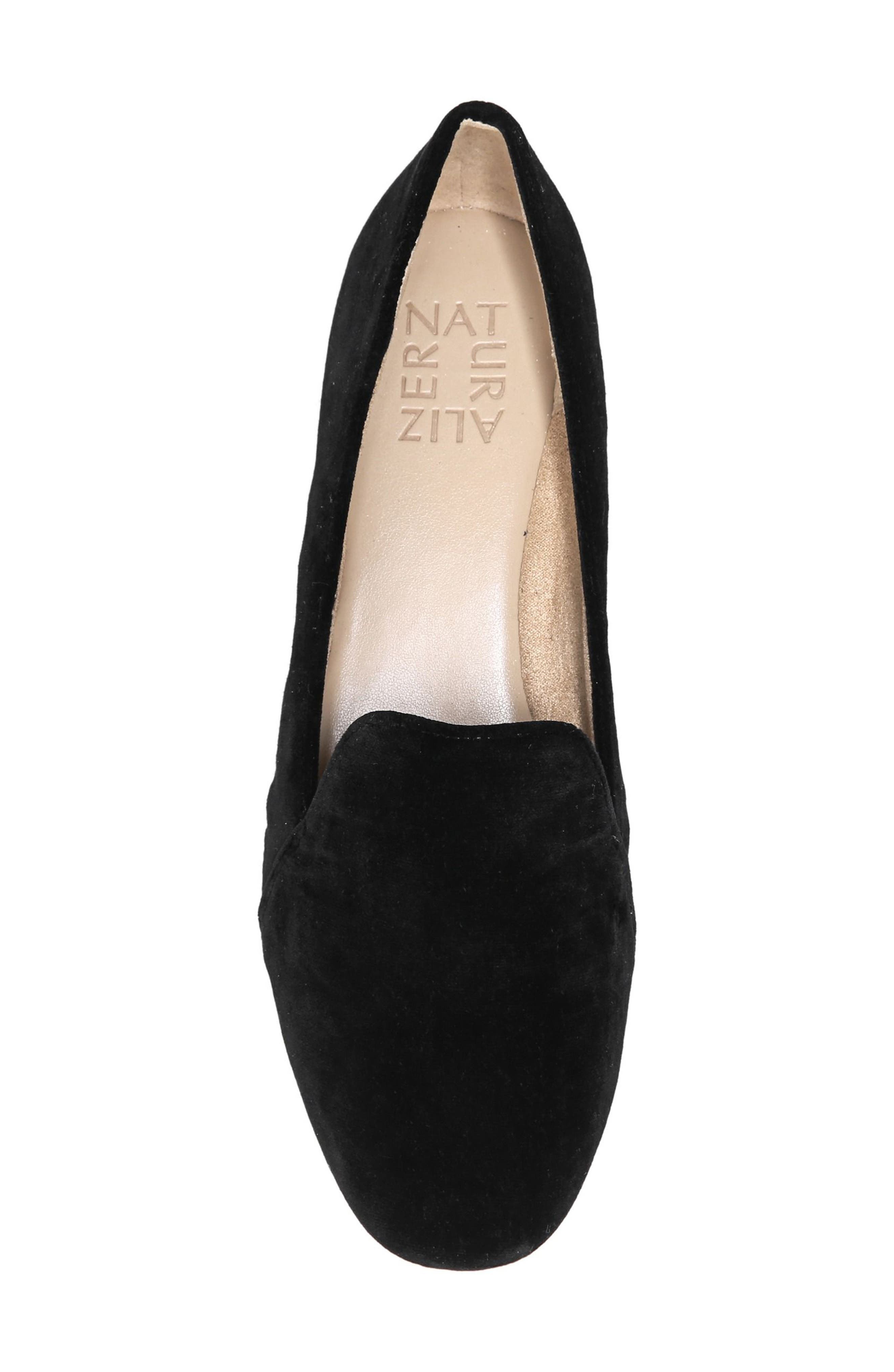 Emiline Flat Loafer, Alternate, color, BLACK VELVET