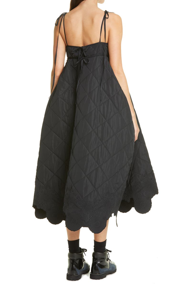 Cecilie Bahnsen Luann Bandeau A-Line Midi Dress, Alternate, color, 