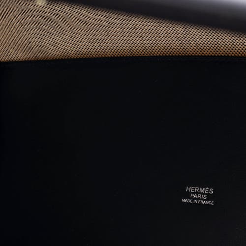 Pre-owned Hermes Hermes 24/24 Bag Canvas And Swift 35 In Neutral