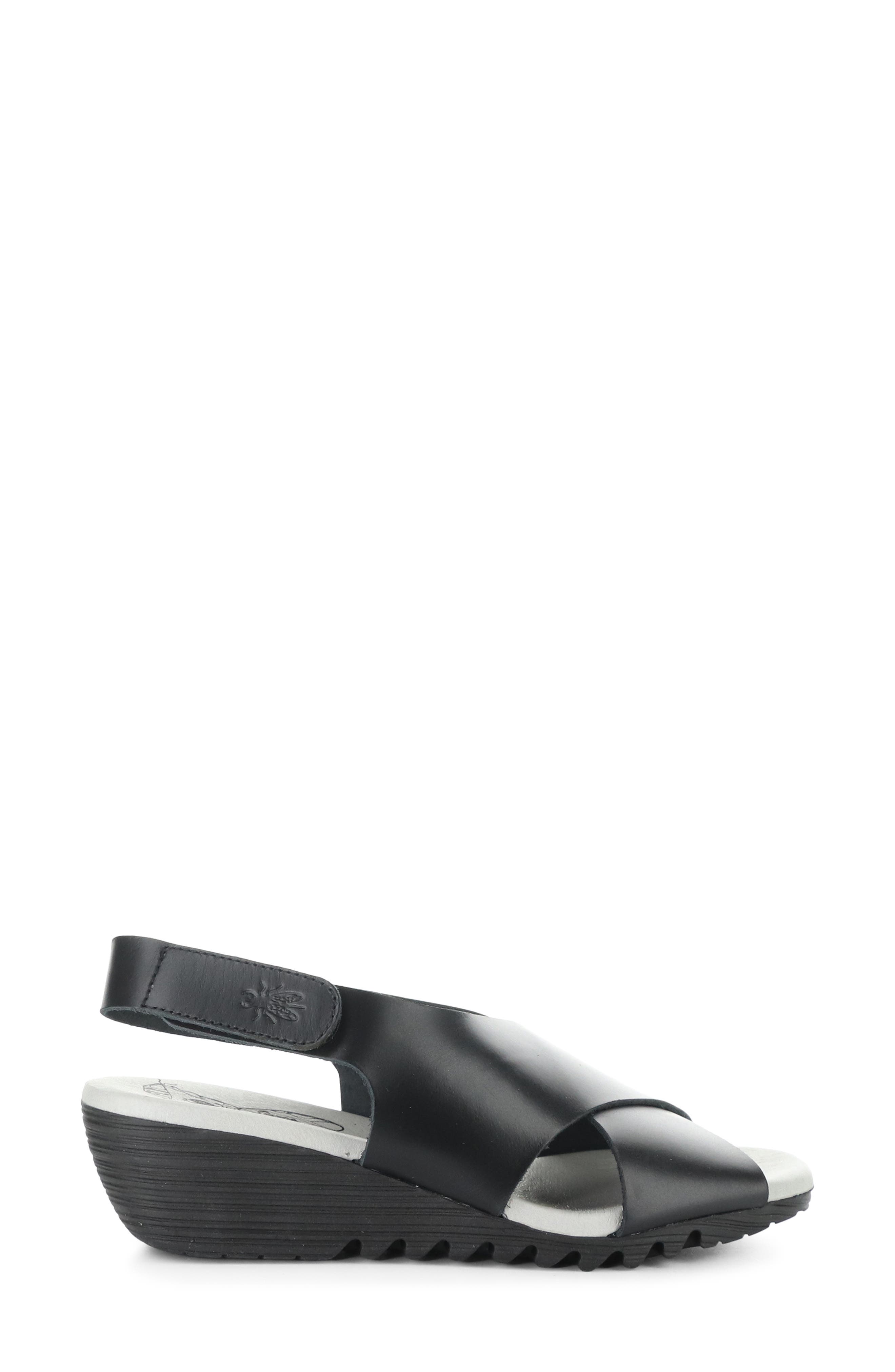 Fly London Orfy Slingback Wedge Sandal, Alternate, color, 