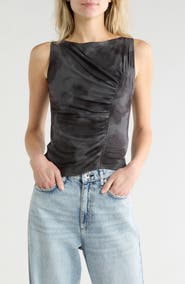 rag & bone Sliced Mesh Tank