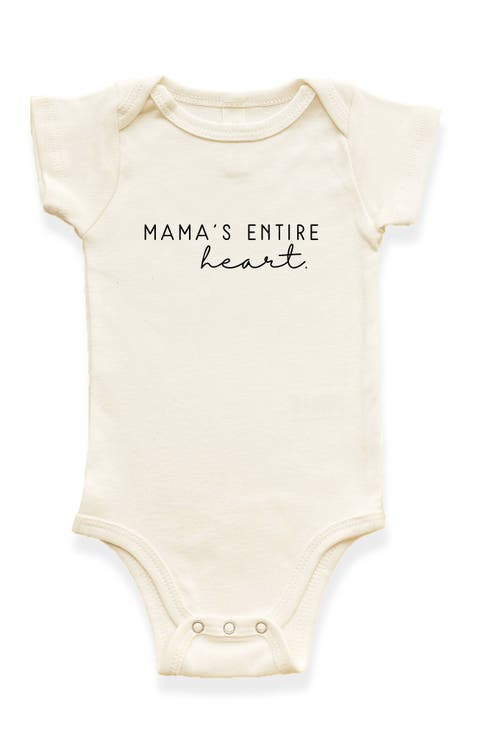 Mama's Entire Heart Organic Baby Bodysuit