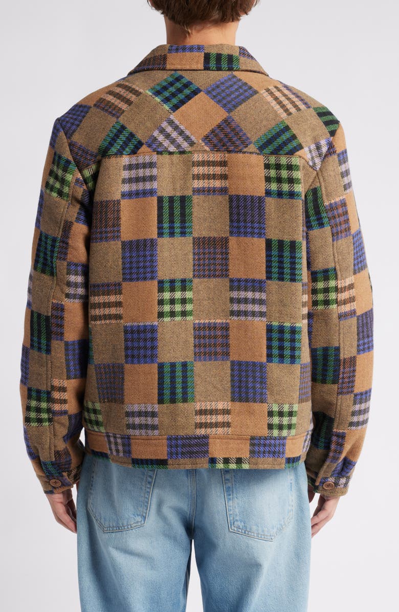 Native Youth Patchwork Button-Up Jacket, Alternate, color, 