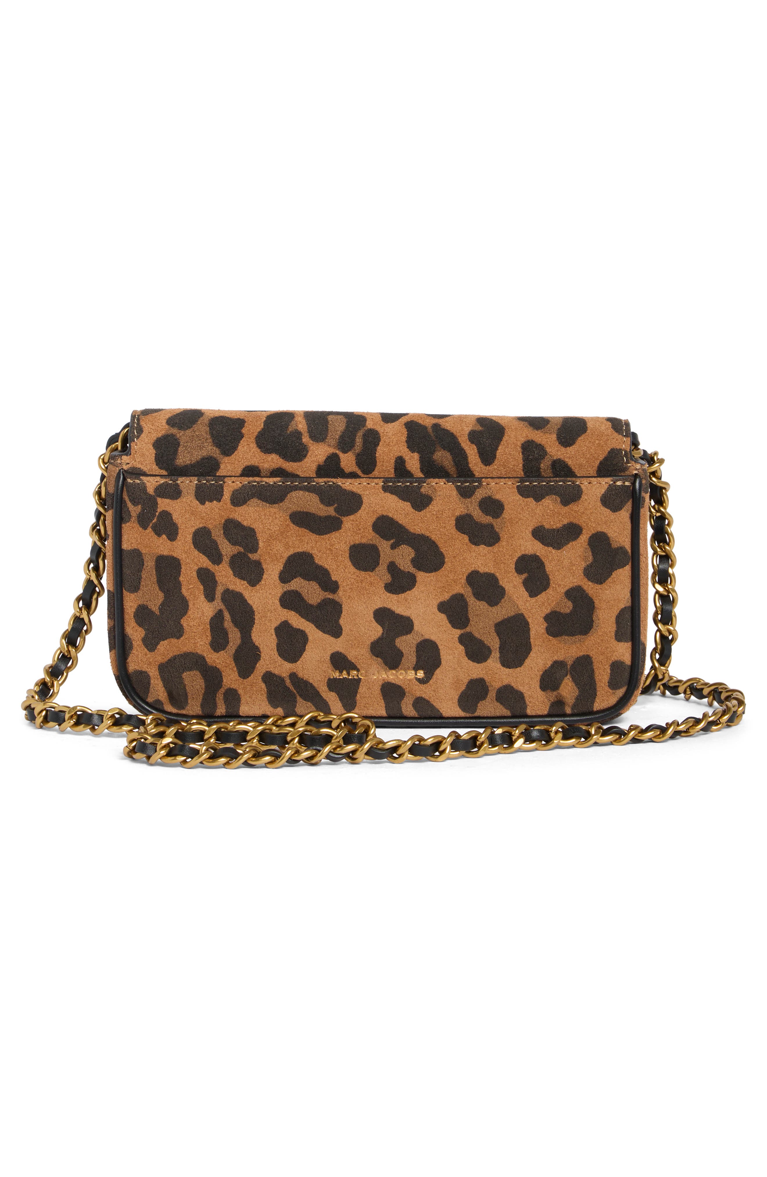 Plaza Leopard Print Suede Mini Crossbody Bag, Alternate, color, LEOPARD MULTI