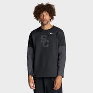 Nike Men's Nike Black USC Trojans 2025 Sideline Coach Therma-FIT Long Sleeve T-Shirt