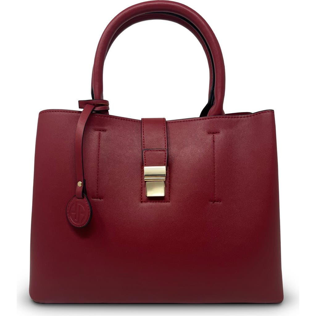 Youzey Vegan Leather Classic Handbag In Red