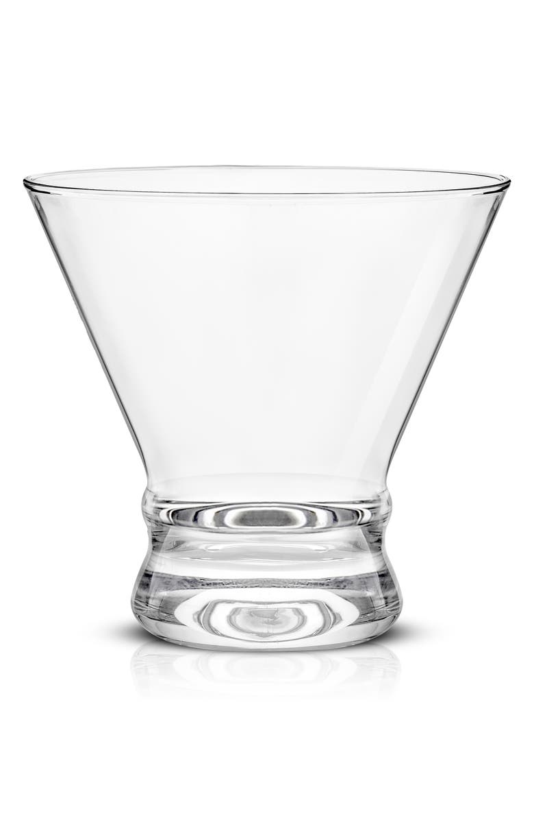 JoyJolt Afina Set of 6 Martini Glasses, Main, color, Clear