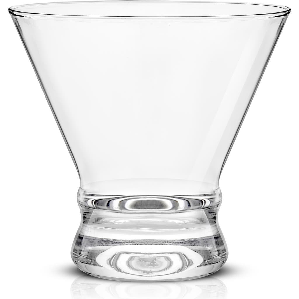 Joyjolt Afina Set Of 6 Martini Glasses In Transparent
