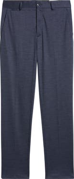 Bugatchi Flat Front Knit Wool Blend Chinos