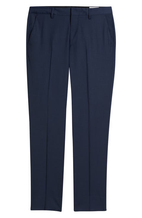 Jetsetter Flat Front Stretch Wool Dress Pants