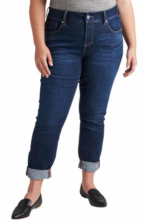 JAG Jeans Carter High Waist Crop Girlfriend Jeans