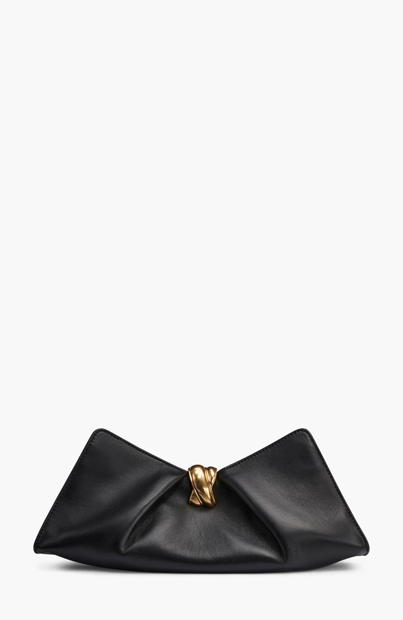 Cashmere Clutch, Alternate, color, Black/Gold
