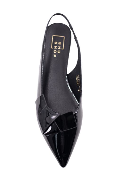 Shushop Audrey Pointed Toe Slingback Flat