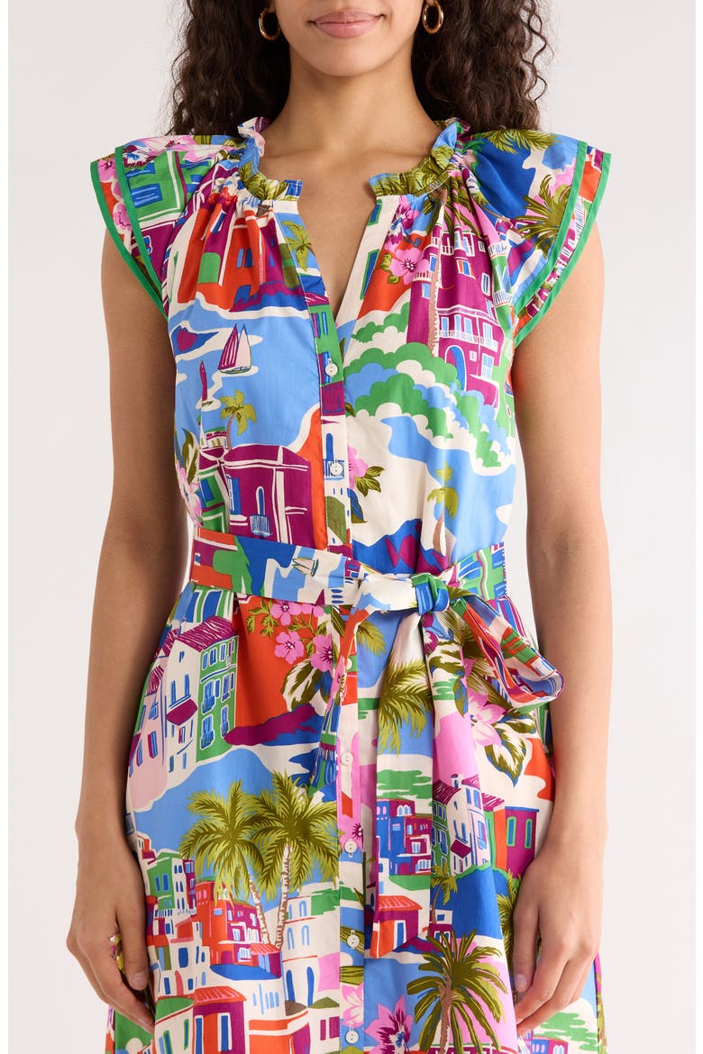 Punta Alta Olera Shift Dress, Alternate, color, CREAM-BLUE-MULTI