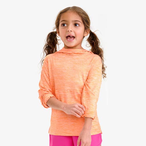 Primary Kids Staycool Pullover Hoodie In Cantaloupe