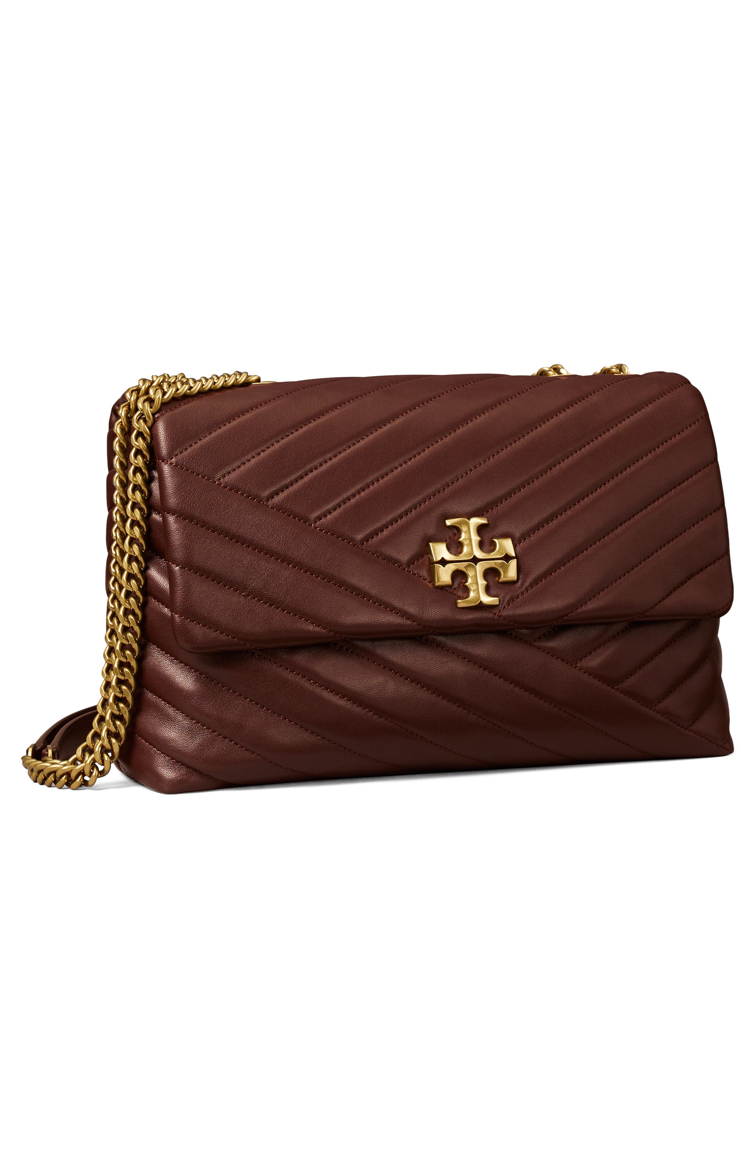 Kira Chevron Convertible Shoulder Bag, Alternate, color, TEMPRANILLO