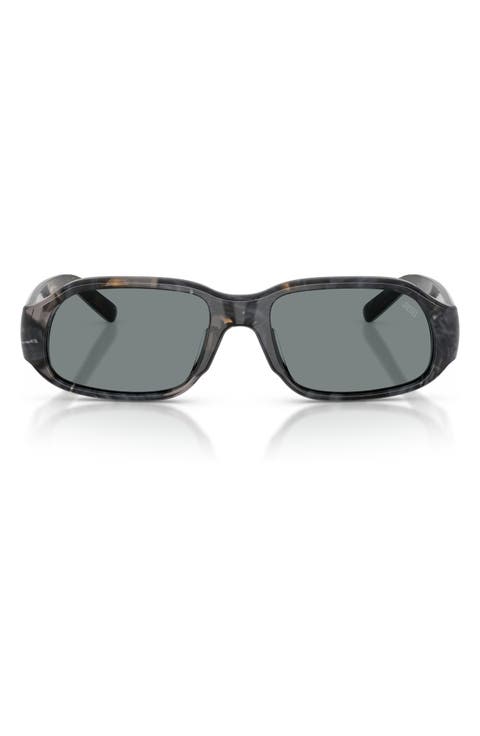 55mm Rectangular Sunglasses
