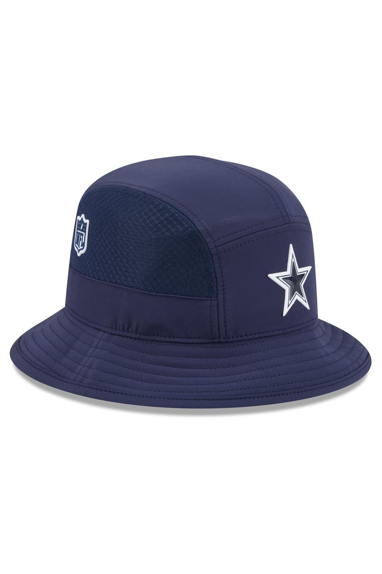 Men's New Era Navy Dallas Cowboys 2026 Sideline Bucket Hat, Alternate, color, Navy