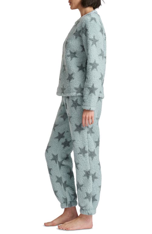 Splendid Plush Pullover & Joggers Set In Blue