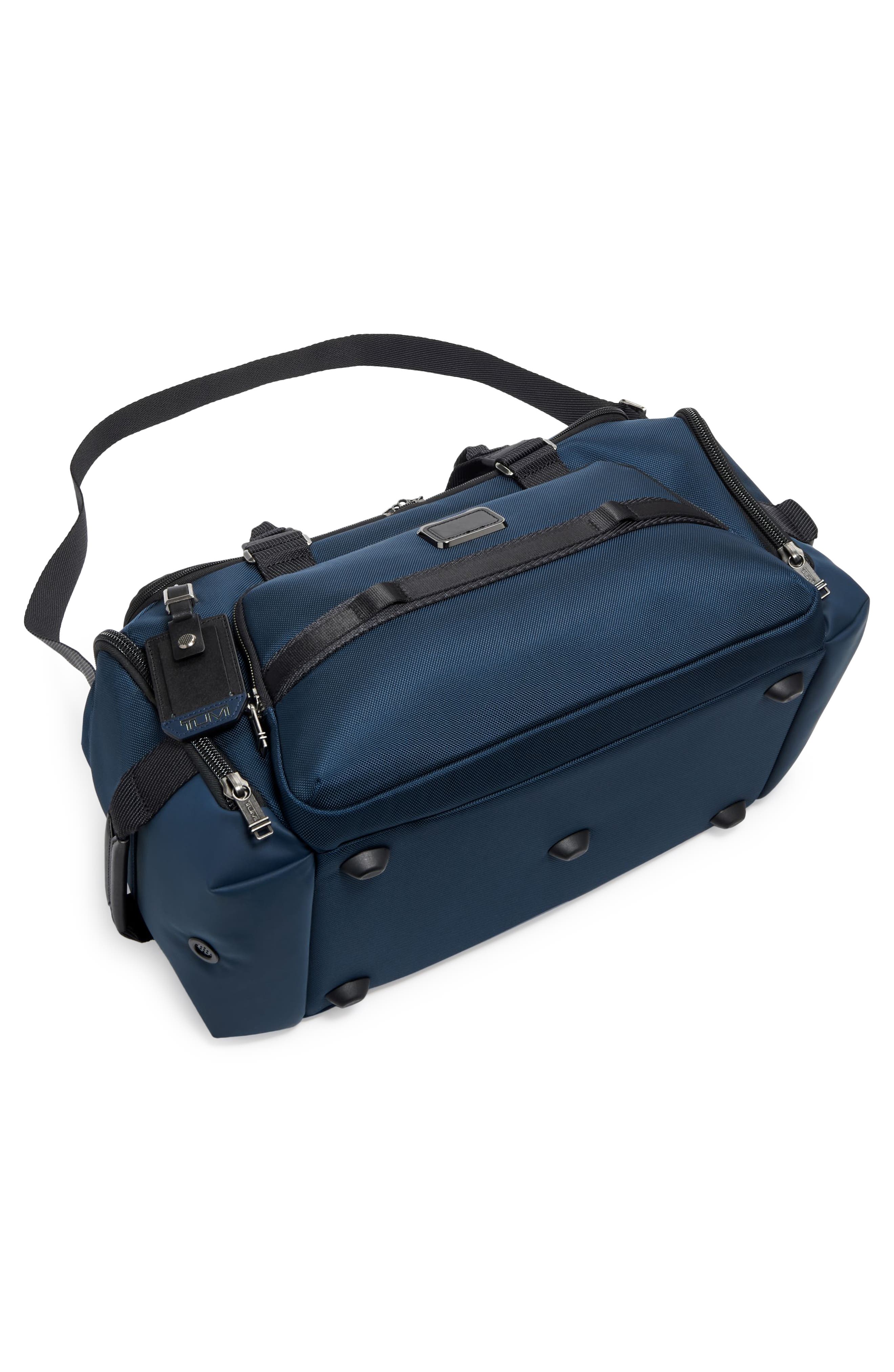 TUMI Mason Nylon Duffle Bag, Alternate, color, Navy