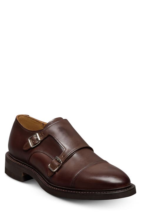 Richards Cap Toe Monk Strap Shoe