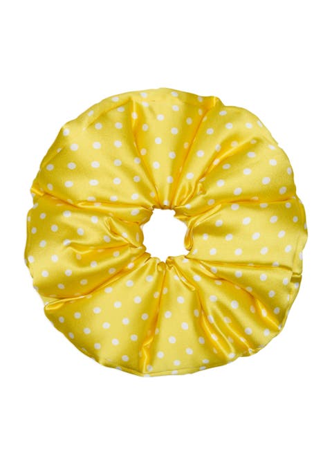 Silk Marshmallow Scrunchie