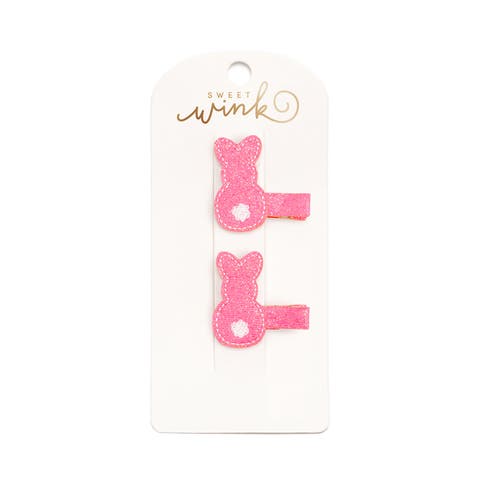 Pink Peeps Easter Clip Set