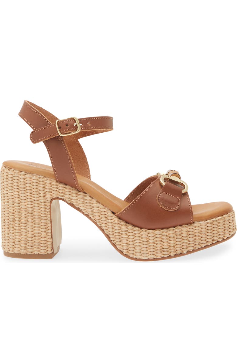 Chocolat Blu Mel Sandal, Alternate, color, Brown Leather