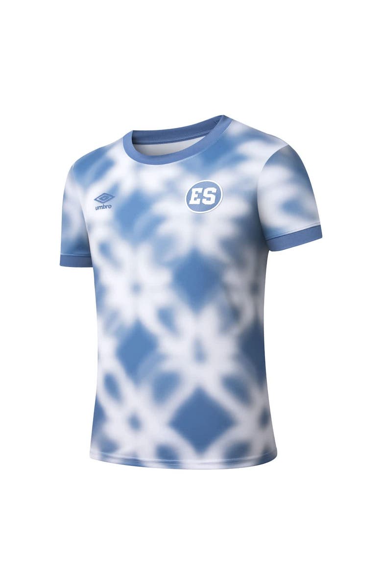 Umbro Men's Umbro Blue El Salvador National Team 2025 Pre-Match Jersey, Alternate, color, Blue